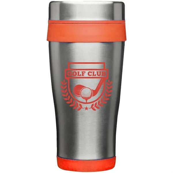 16 oz Color Accent Travel Mug