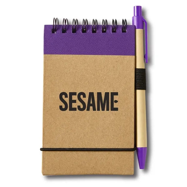 Jotter with pen