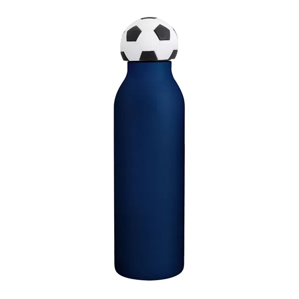 Soccer Top 25 oz Double-Wall Stainless Bottle