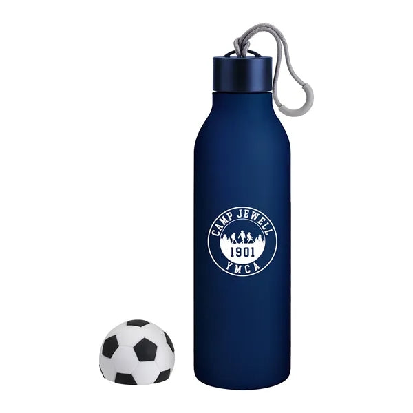 Soccer Top 25 oz Double-Wall Stainless Bottle