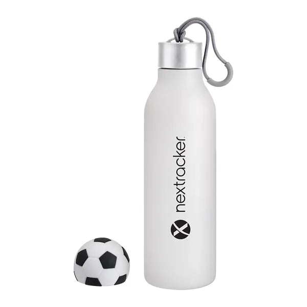 Soccer Top 25 oz Double-Wall Stainless Bottle