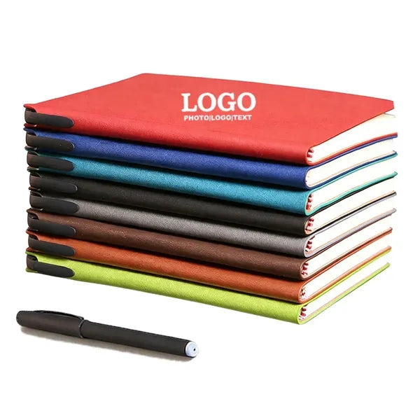 PU Journal Notebook w/ Ballpoint Pen
