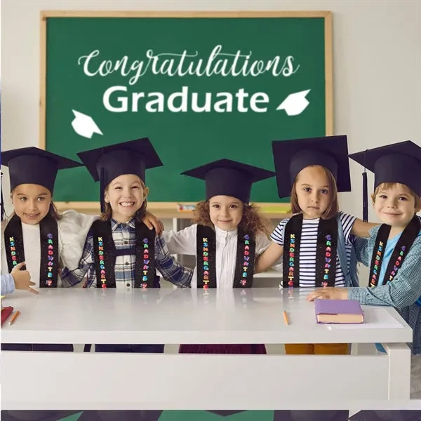 Preschool Kindergarten Printed Graduation Stole