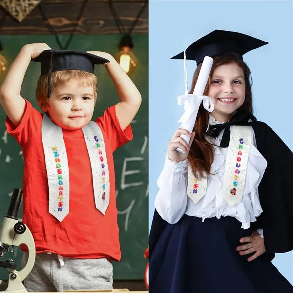 Preschool Kindergarten Printed Graduation Stole