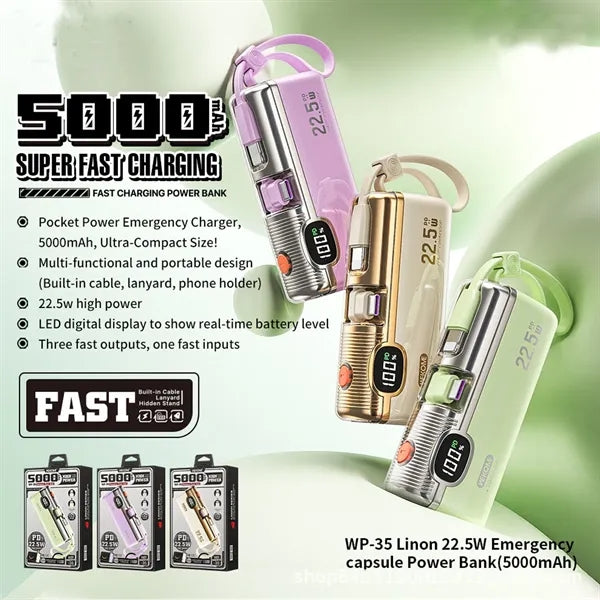 New 50000mAh Fast Charge Power Bank