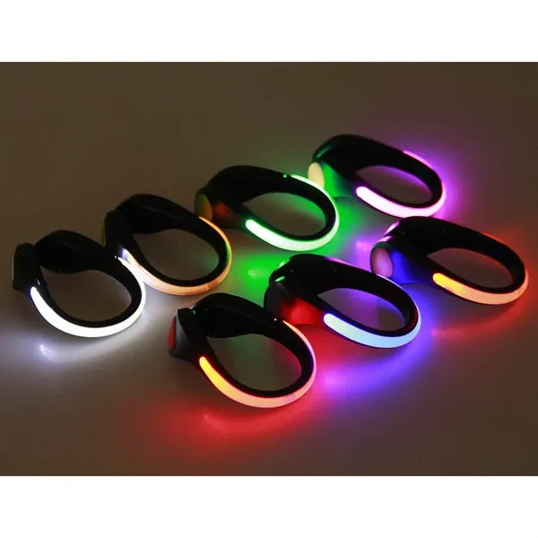 Night Safety LED Shoe Clip Light for Running Walking