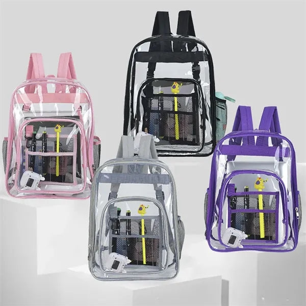 Waterproof Large Capacity Clear PVC Backpack