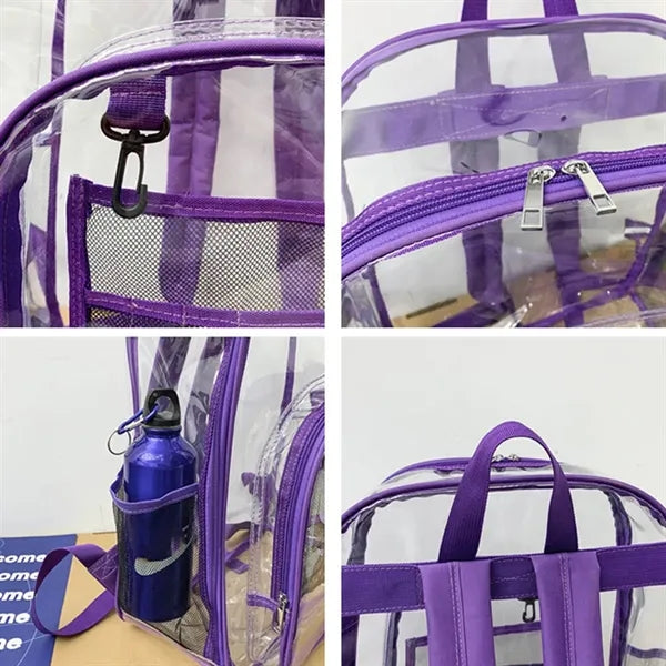 Waterproof Large Capacity Clear PVC Backpack