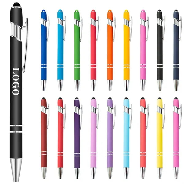 2 in 1 Stylus Metal ballpoint Pen