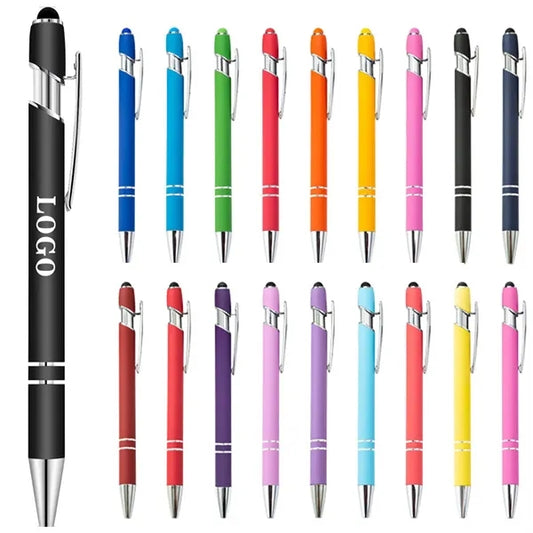 2 in 1 Stylus Metal ballpoint Pen