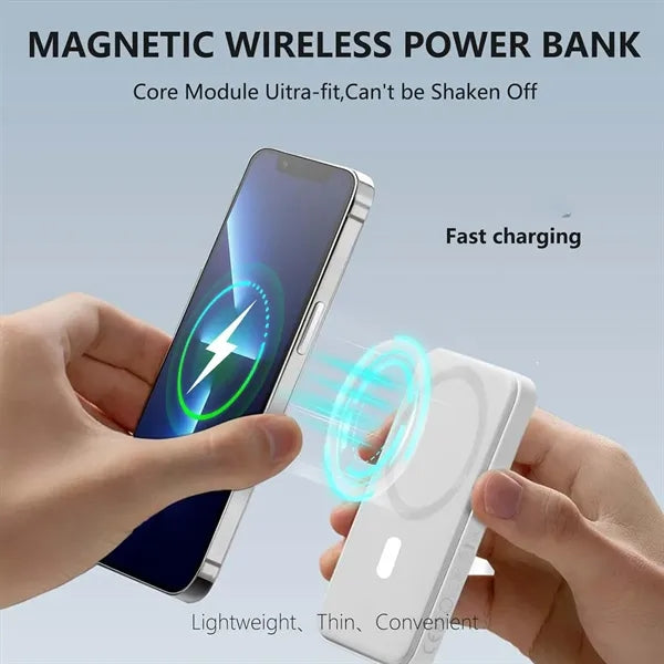 10000mAh Fast Charging Magnetic Wireless Power Bank