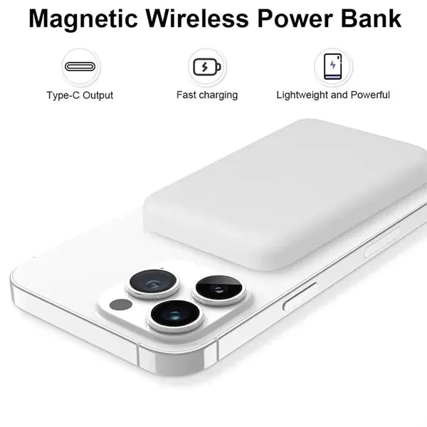 10000mAh Fast Charging Magnetic Wireless Power Bank