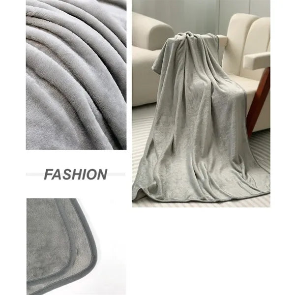 2 in 1 Premium Soft Travel Airplane Blanket and Pillow