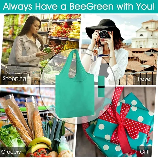 Large Foldable Grocery Shopping Tote Bag