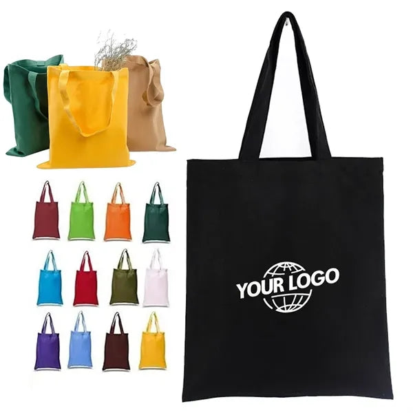 Premium Custom Colorful Canvas Shopping Tote Bag