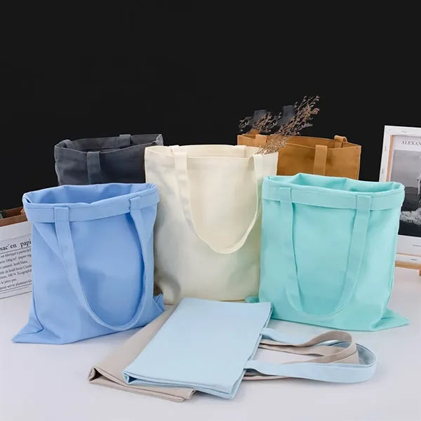 Premium Custom Colorful Canvas Shopping Tote Bag