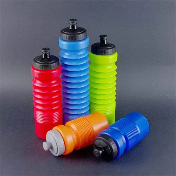 Folding Plastic Water Bottle with Suction Nozzle