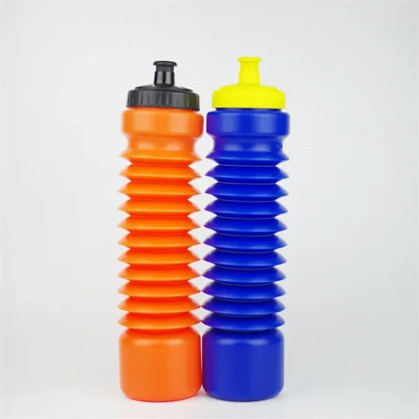 Folding Plastic Water Bottle with Suction Nozzle