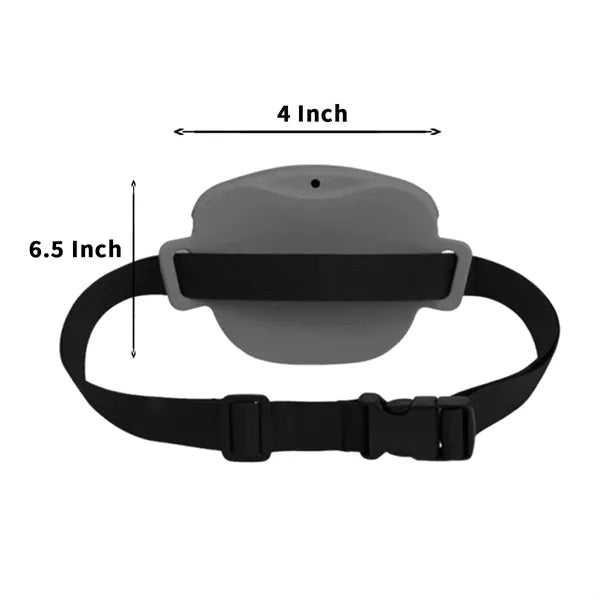 Silicone Pet Treat Waist Pouch With Adjustable Belt Strap