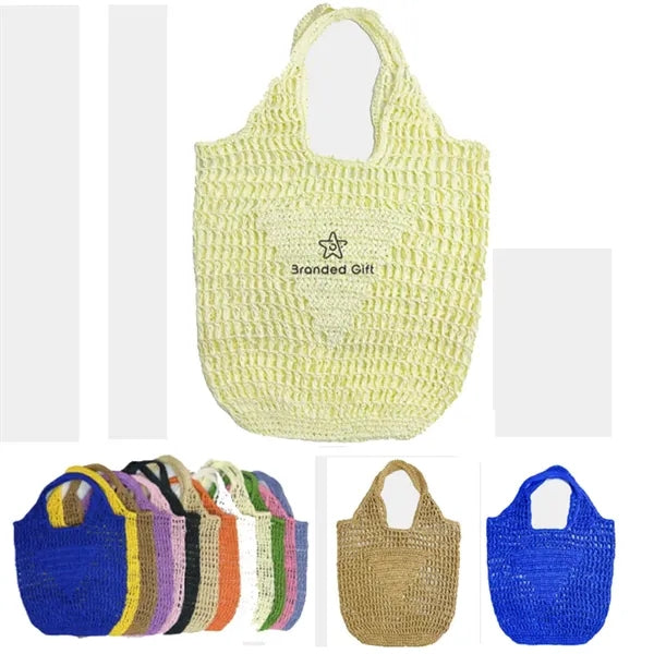Straw Mesh Tote