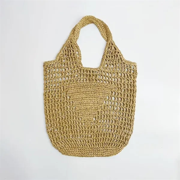 Straw Mesh Tote