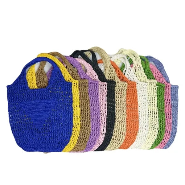 Straw Mesh Tote
