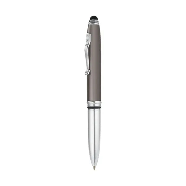 Union Printed - 3 in 1 Flashlight and Stylus Metal Pen