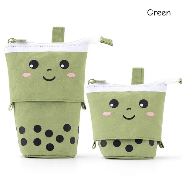 Standing Pencil Case Cute Telescopic Pen Holder Kawaii