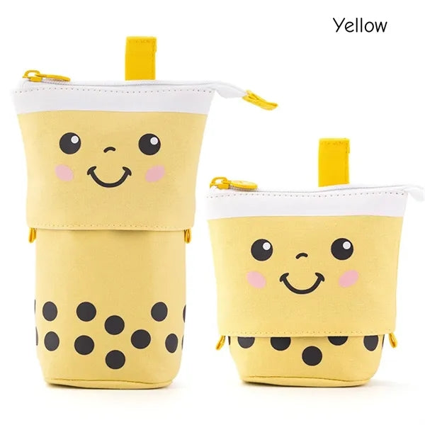 Standing Pencil Case Cute Telescopic Pen Holder Kawaii