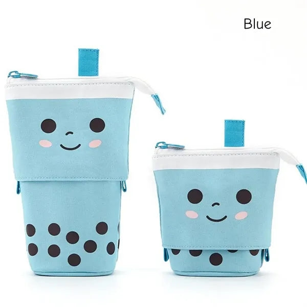 Standing Pencil Case Cute Telescopic Pen Holder Kawaii