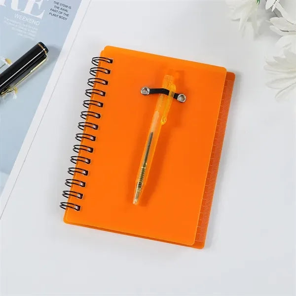 Pocket Spiral Notebook Set 5.2*3.9 in with Pen Sticky Notes
