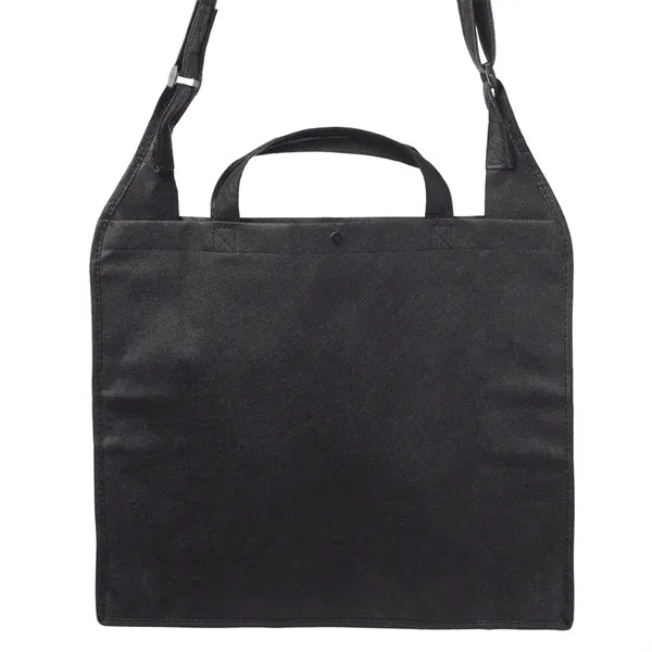 Large Zippered Two Tone Tote