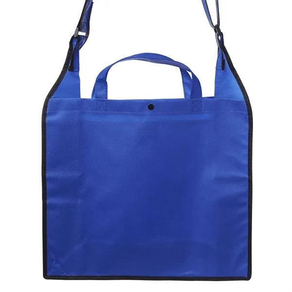 Large Zippered Two Tone Tote