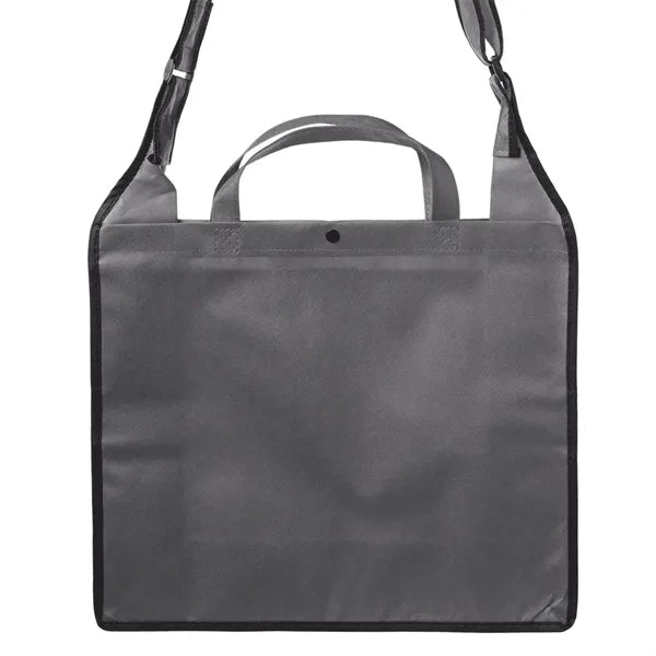 Large Zippered Two Tone Tote