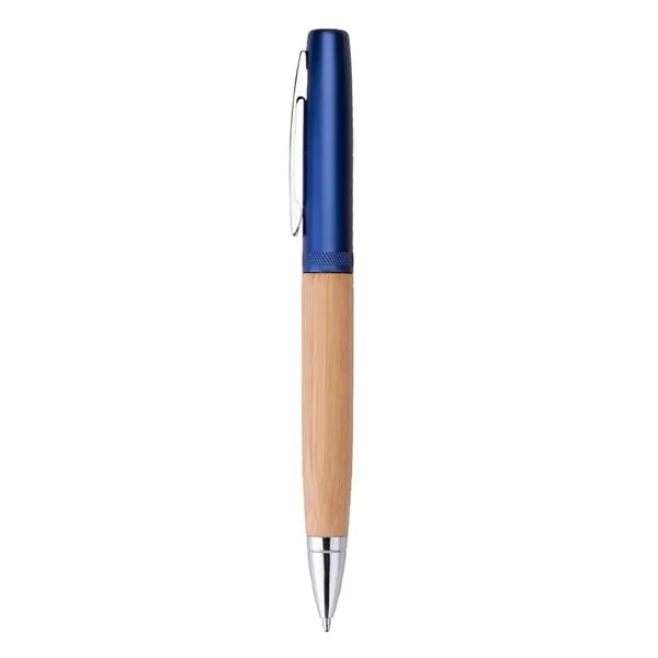 Helix Recycled Aluminum & Bamboo Twist-Action Ballpoint
