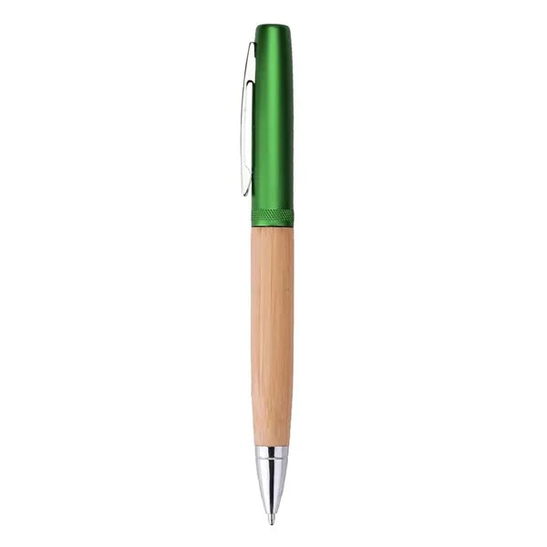Helix Recycled Aluminum & Bamboo Twist-Action Ballpoint