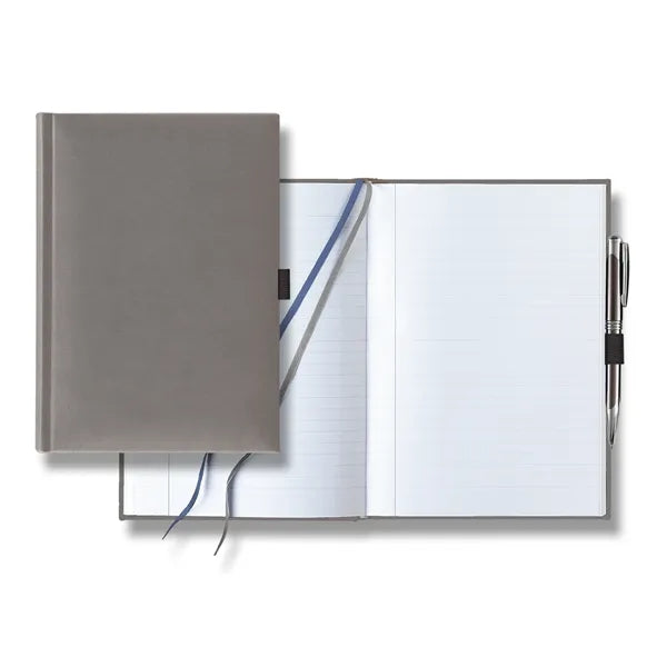 Tucson Grande Lined White Page Journal with Pen & Loop