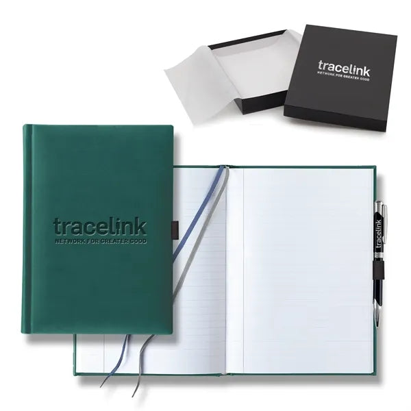 Tucson Grande Lined White Page Journal Gift Set
