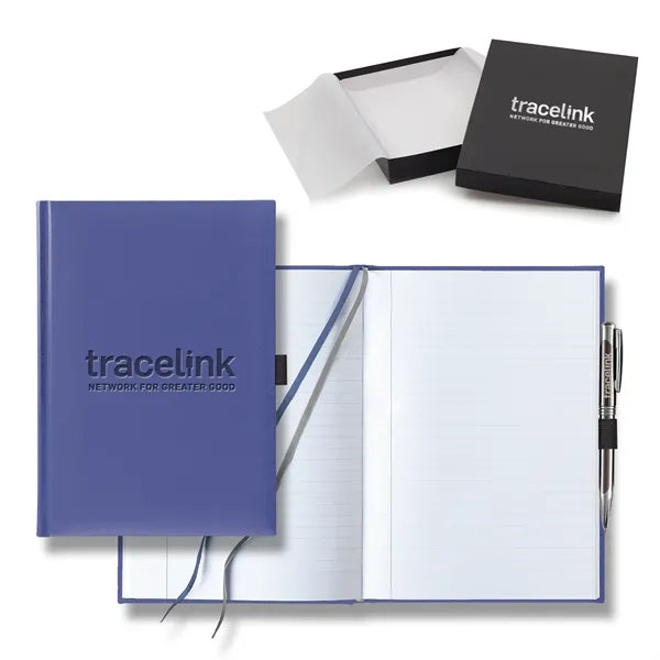 Tucson Grande Lined White Page Journal Gift Set