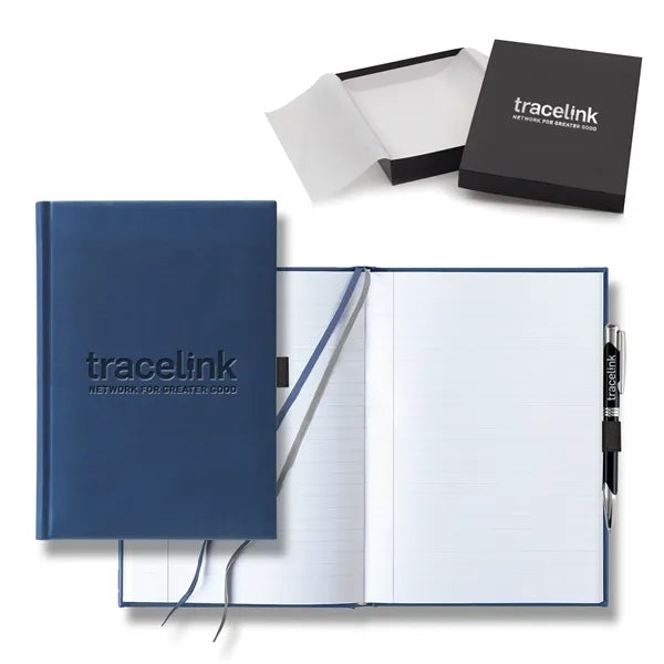 Tucson Grande Lined White Page Journal Gift Set
