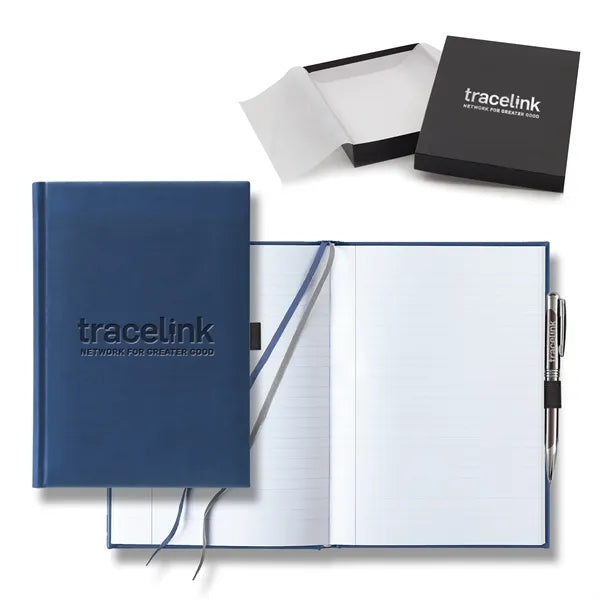 Tucson Grande Lined White Page Journal Gift Set
