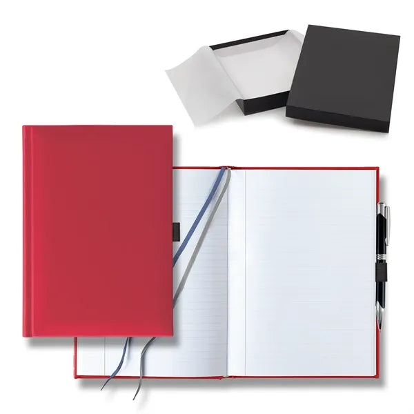 Tucson Grande Lined White Page Journal Gift Set