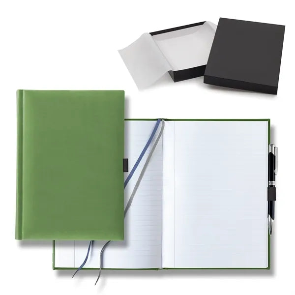 Tucson Grande Lined White Page Journal Gift Set