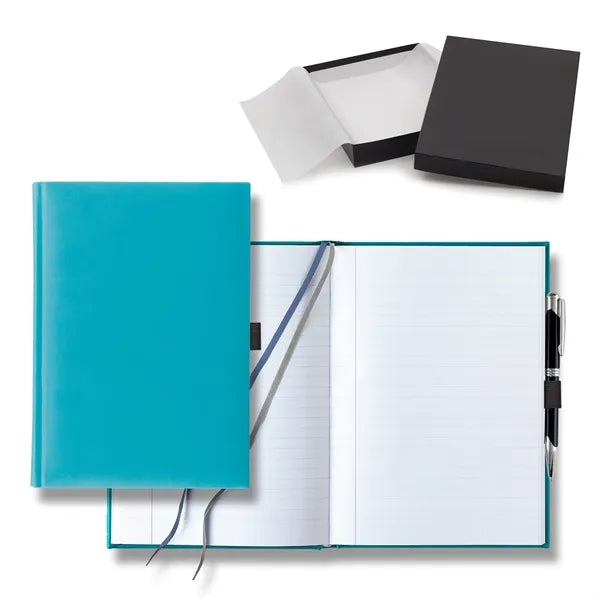 Tucson Grande Lined White Page Journal Gift Set