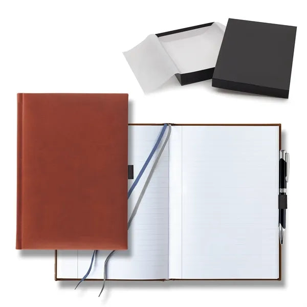 Tucson Grande Lined White Page Journal Gift Set