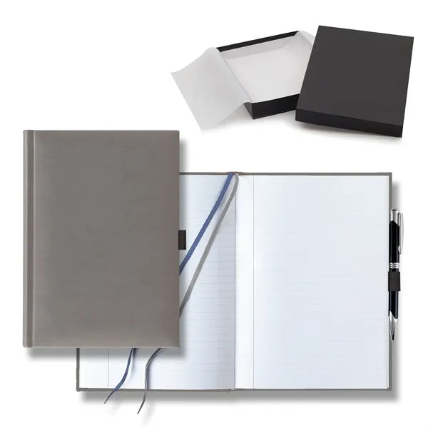 Tucson Grande Lined White Page Journal Gift Set