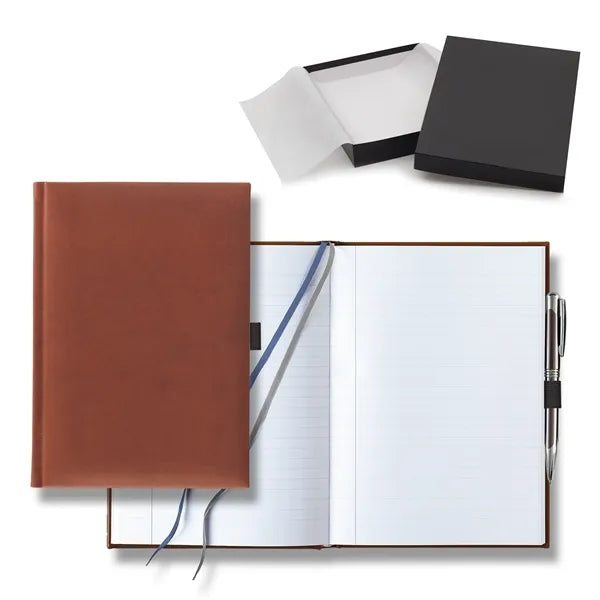 Tucson Grande Lined White Page Journal Gift Set