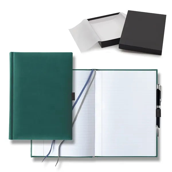 Tucson Grande Lined White Page Journal Gift Set