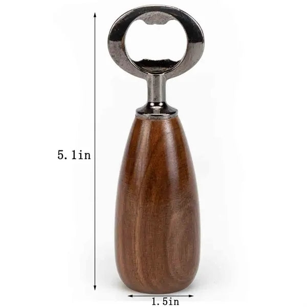 Beer Bottle Opener With Wood Handle