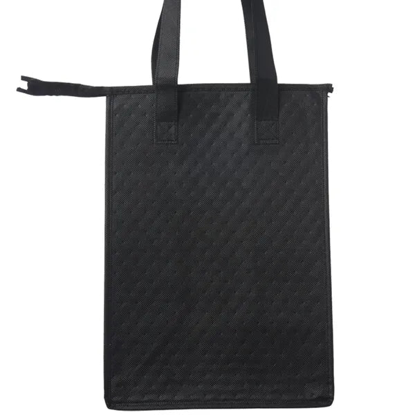 Non-Woven Polypropylene Lunch Tote w/ Zipper - 9"W x 13"H x